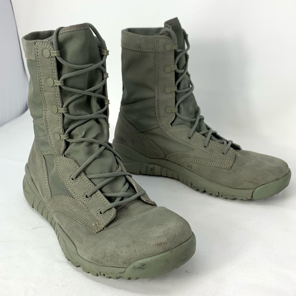 nike sfb sage green boots